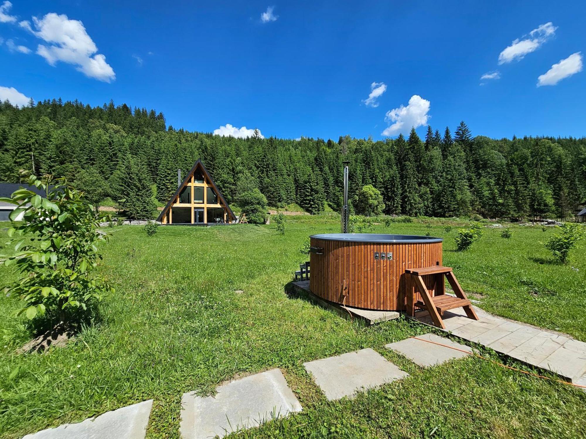 Cabana Cozy Cabin A Frame Topliţa Dış mekan fotoğraf